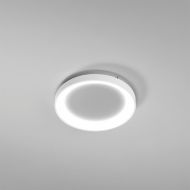 BENNINGTON Ringfrmige Deckleuchte dimmbar Ring Deckenlampe im Durchmesser 38 cm, Wei.