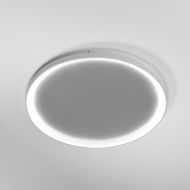 BENNINGTON Ringfrmige Deckleuchte dimmbar Groe, weie Deckenlampe.