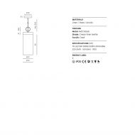 NOVELLA Pendelleuchte Leinen Beige Abmessung der Leinen Hngeleuchte.