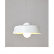 RAVAL Metall-Schirm Pendellampe Metall-Pendellampe in der Farbe RAL 9002.