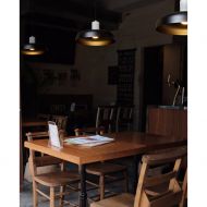 MIRAMAR Pendelleuchte aus Metall Matt-schwarze Pendellampe Restaurant Tischbeleuchtung.