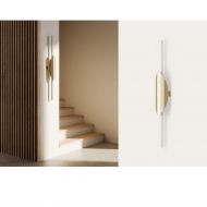 XANGO Lange Wandleuchte 100 cm lange Wandleuchte, Treppenhaus.