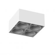 TIDO Deckenspot GU10 4-flammige Deckenlampe, wei.