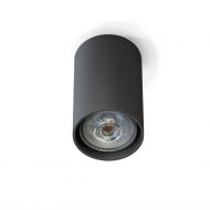 POXA Cylindrical ceiling light Zylindrische Deckenleuchte in matt Schwarz.