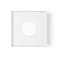 QUID Kleine Deckenleuchte quadratisch Wei�e Deckenlampe, 5,5 cm hoch. Gx53 Leuchtmittel.