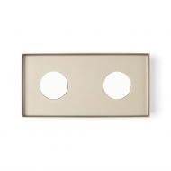 QUID 2-flammige Deckenleuchte 2-flammig 2-flammige Deckenleuchte, Sand-Beige.