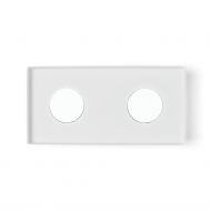 QUID 2-flammige Deckenleuchte 2-flammig Weie Deckenlampe, 5,5 cm hoch. Gx53 Leuchtmittel.