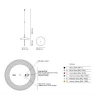 PORTE Akku Hngeleuchte in vielen Farben Akku Pendelleuchte dimmbar.