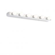 MIRRO Lange Wandleuchte Lange Wandleuchte Chrom. 6 x E14 Sockel.