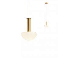 LUMIEN Moderne Pendelleuchte Pendelleuchte Opalglas  13 cm.