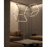 LUCILLA Cube-shaped pendant light Design Highlight fr Wohnrume.