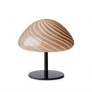 MINI Kleine Tischleuchte farbig Schwarz/Graue Tischlampe - dekroativ.