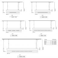 INFINITY AIR Linien-Hngeleuchte Up&Down Lumen und Lngen der Linienleuchte.