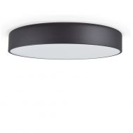 TARRO Groe Design-Deckenleuchte in Rund Groe matt-schwarze Deckenleuchte.