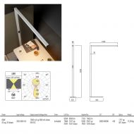 LUXN Bro-Stehleuchte Indirektes u. direktes Licht der Broleuchte.