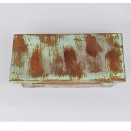 KEOI Wandleuchte aus Keramik Wandfluter in der Oberfl�che Kupfer-Oxid.