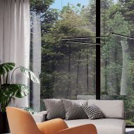 STICK Lange Hngeleuchte variabel Wohnzimmer-Hngeleuchte - Stab