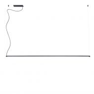 ACROBAT Design-Hngeleuchte in Schwarz Elegante Linienleuchte von 155 cm Lnge.