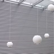 OLANA Weie Kugelglas Pendelleuchte - Sonderangebot Einsatz des Pendels im Interieur Zentrum SOHO.