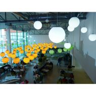 OLANA Weie Kugelglas Pendelleuchte - Sonderangebot Einsatz des Pendels im Einkaufszentrum Globus.