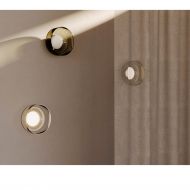 IPON Runde Wandleuchte Glas Moderne Glas-Wandleuchte in verschienden Farben.