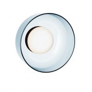 IPON Runde Wandleuchte Glas Blaue Glas-Leuchte fr Wand oder Decke.