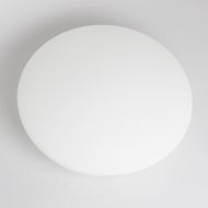 ANITA IP44 Glas-Deckenleuchte Milchig-weies und mattes Lampenglas.