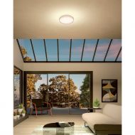 ARCA Glas-Deckenleuchte Grundbeleuchtung im Wohnzimmer.