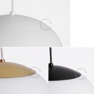 BAYBAY Groe Glas-Pendelleuchte Halterung und Kabel.