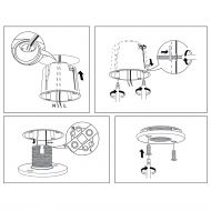 ELDA Einbau-Fassung fr E27 Einbau der Fassung ber Unterputz-Dose.
