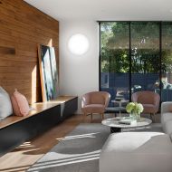 MALI Deckenleuchte rund aus Opalglas Runde Glasleuchte MALI Wohnzimmer