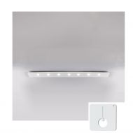 FINO flache, lngliche Deckenlampe mit LED Punkten Lange Deckenleuchte in Wei.