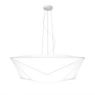 SUBRA Groe Hngeleuchte in Wei Groe Hngeleuchte von 80 x 80 cm.