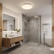 RASA Deckenleuchte Opalglas Glas-Deckenleuchte f�r das Badezimmer.