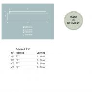 RASA ceiling light opal glass 