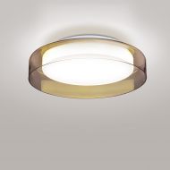 CYLA Hochwertige Glas-Deckenleuchte CYLA Deckenleuchte bernstein