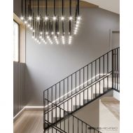 NERO Pendelleuchte schmal & dimmbar Variante der Leuchte am Panel.