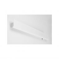 DALMA Wandleuchte lang mit Schalter Wandleuchte in Wei, 68 cm lang, mit Schalter.