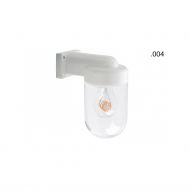 DALE Wandleuchte Porzellan in Wei IP54 Klassische Porzellan Wandleuchte, Glas 004.