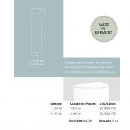 NEPTUN Lngeliche Wandleuchte NEPTUN Wandleuchte Abmessungen