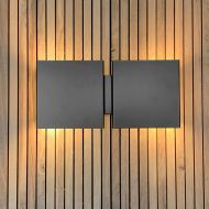 SQUARE Design-Wandleuchte SQUARE Schwarz