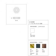 COSSY Groe Deckenleuchte Abemssung der Deckenleuchte  65 cm.