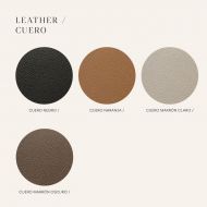 TURA Minimalistische Schreibtischleuchte Designleuchte Leder Farben