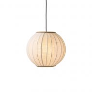 LAMPION skandinavische Pendelleuchte Leinen Skandinavische Pendelleuchte 40 cm