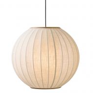 LAMPION skandinavische Pendelleuchte Leinen Skandinavische Pendelleuchte 70 cm