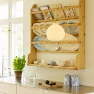 SIENA Pendelleuchte aus Glas Runde Pendelleuchte Kche mit Messinghalterung