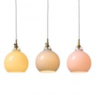 SIENA Pendelleuchte aus Glas Pendelleuchte 18 cm creme, grau, ros