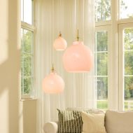 SIENA Pendelleuchte aus Glas Pendelleuchte rund ros skandinavisches Design Wohnzimmer