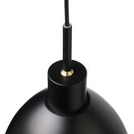 JOHNSON Pendelleuchte skandinavisches Design Detail Metall-Pendelleuchte schwarz