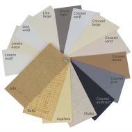 RONDA Deckenlampe aus Stoff  50 cm - Sonderangebot Stoffe fr die Schirme zur Auswahl.